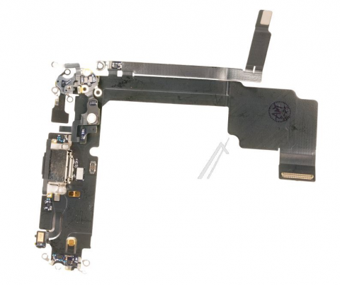 Flex iPhone 15 charging su mikrofonu juodas